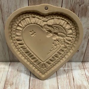 Brown Bag Cookie Art Floral Heart
